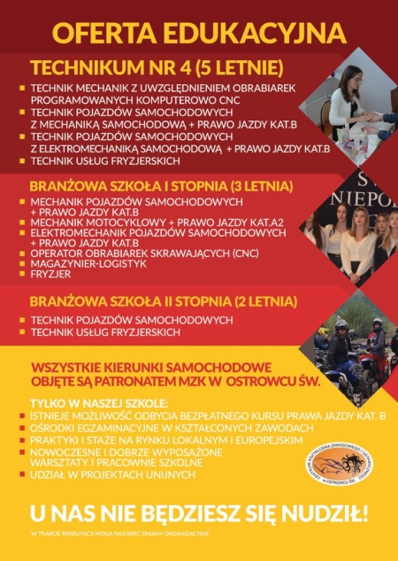 Oferta edukacyjna CKZiU!