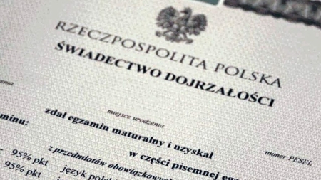 Odbiór świadectw i wyników maturalnych