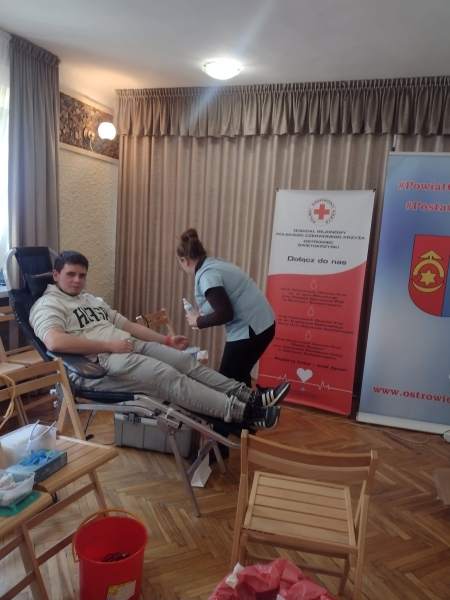 Krew zamiast kwiatka 