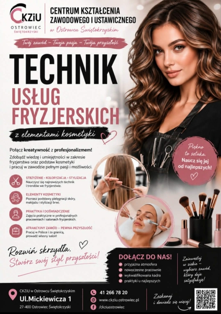 Technik usług fryzjerskich z elementami kosmetyki!